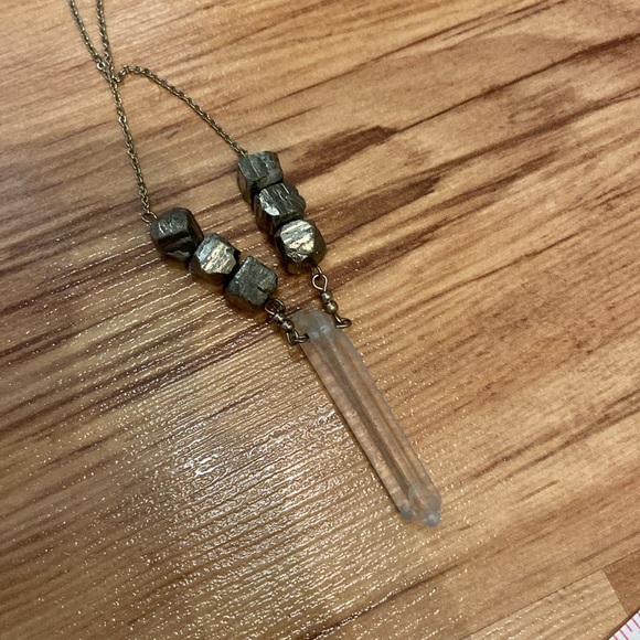 Druzy crystals and rock pendants lot - 6 items! - Picture 6 of 12